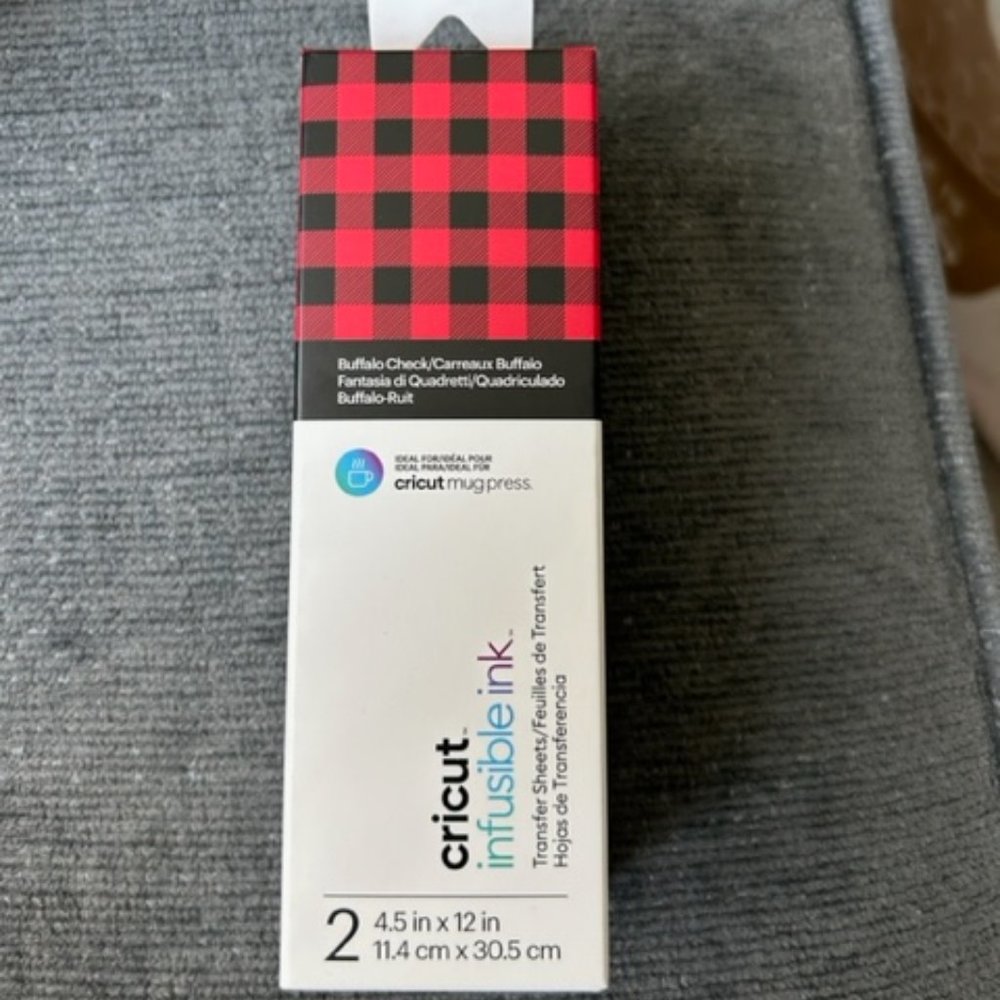 Cricut Joy Infusible Ink Buffalo Check - NWT